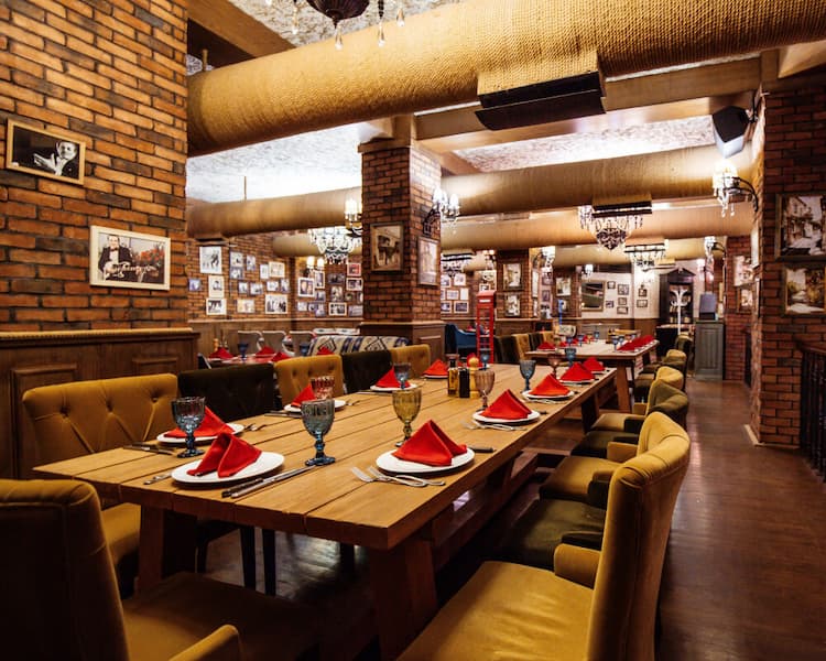 Private dining space